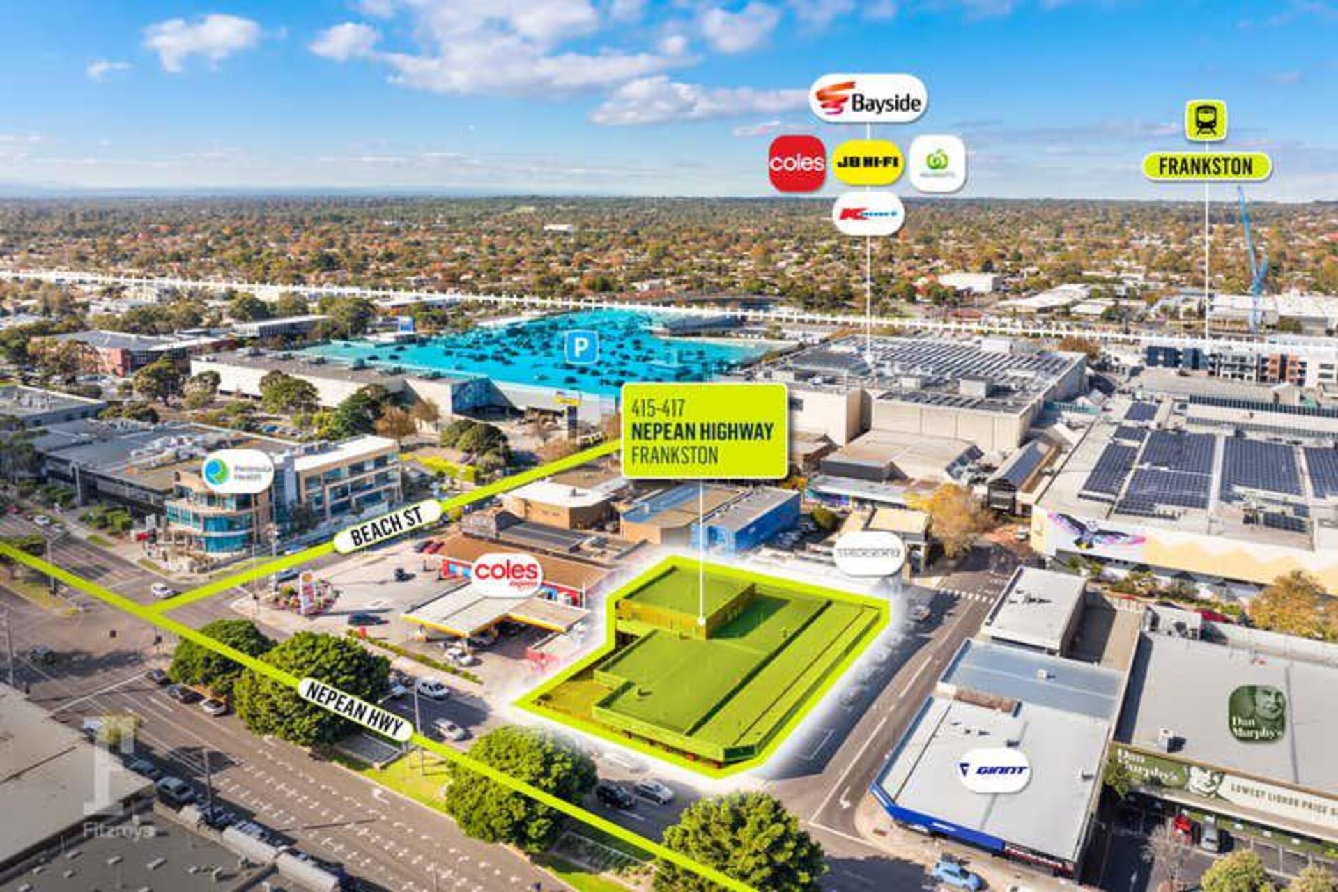 Prime Frankston retail development site